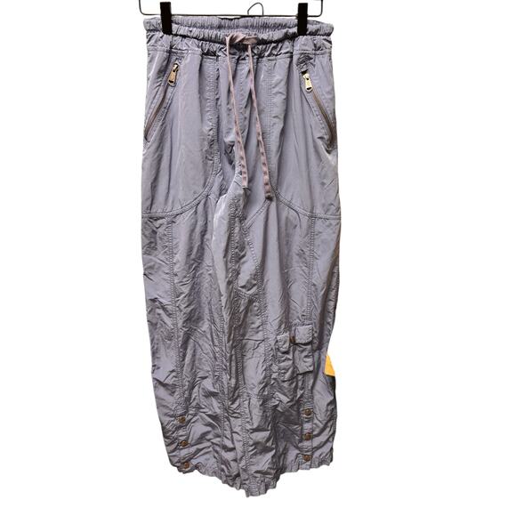 Fp Movement Stadium Pants Size XS Blue Cargo Wide Leg Relaxed Fit Casual Travel - Picture 2 of 5